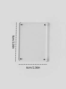 Khung ảnh mini acrylic từ tính, giá đỡ ảnh trong suốt cho ảnh 3 inch và ảnh thẻ Kpop, khung ảnh treo tường tự làm và trang trí nam châm tủ lạnh, giá trưng bày không cần khoan cho nhà và văn phòng. - Nhiều màu - Xem 8
