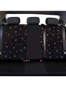 Bộ 4 bọc ghế ô tô đa năng - Tương thích với túi khí và thiết kế pha lê lấp lánh, phù hợp cho xe sedan, xe tải và SUV (5 chỗ/2 chỗ) dành cho nữ. - phong cách A - Xem 4