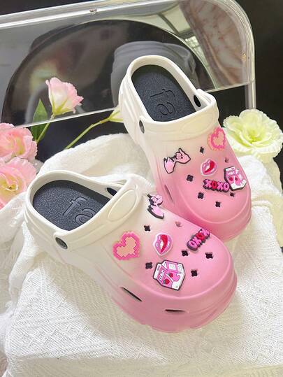 Solid Color Warm Indoor Slippers, Fluffy Warm Lining Thick Non-Slip Sole, Cozy Furry Shoes For Winter, High Heel Sandals