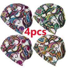 Mũ len dệt kim họa tiết Paisley (1/4 chiếc), mũ trùm đầu co giãn thời trang, mũ len mềm mại, mũ dành cho người bị ung thư, mũ len polyester mềm mại co giãn, có thể giặt máy, thích hợp làm quà tặng Ngày Nhà giáo, quà tốt nghiệp, quà Ngày của Cha, mũ đội đầu thường ngày, mũ không vành. - A - Xem 13