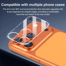 Miếng dán kính cường lực trong suốt tích hợp bảo vệ camera cho iPhone 17 Pro Max của XDcase. - Trong sáng - Xem 6