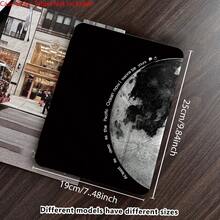 这款印有月亮和太平洋图案的平板电脑保护套，带笔槽，兼容 iPad 10.9/10.2/ Air 第五代/Pro 11/第十代/9.7/Air 2/（第七代）/（第八代）/ Air 4/5/ Pro 11/ 第十代 10.9 英寸 2022 款智能保护套/ Air 13（M3 2025）/ Air 11（M3 2025）/ Air 11（M3 2025）/ 11（A16 2025）/ 兼容 Galaxy Tab S10+/S9/A9，兼容小米 5/5PR/6/6PRO/7/7PRO - 彩色 - 查看 6