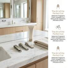 Bộ 3 kìm cắt móng tay, dụng cụ chăm sóc sắc đẹp dành cho nam và nữ. - Ngọc trai - Xem 3