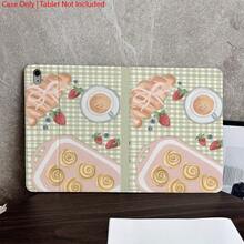 1 件乡村格子翻盖平板电脑保护套，带多角度支架和笔槽，适用于 iPad Pro (M5)/ Air (M3)/ 11 英寸 (A16)/ 10.9/10.2/ Air 第五代/Pro 11/第十代/9.7/Air 2/ (第七代)/ (第八代)/ Air 4/5/ Pro 11/ 第十代 10.9 英寸 2022 款 - 彩色 - 查看 1
