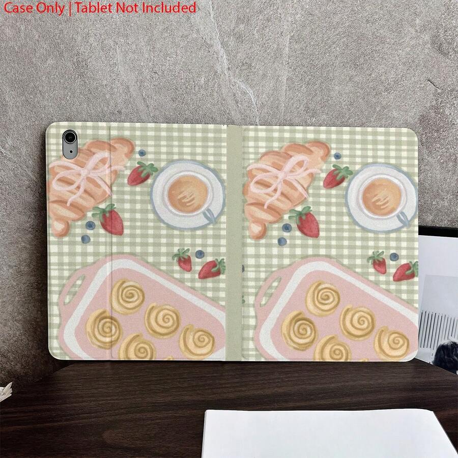 1 件乡村格子翻盖平板电脑保护套，带多角度支架和笔槽，适用于 iPad Pro (M5)/ Air (M3)/ 11 英寸 (A16)/ 10.9/10.2/ Air 第五代/Pro 11/第十代/9.7/Air 2/ (第七代)/ (第八代)/ Air 4/5/ Pro 11/ 第十代 10.9 英寸 2022 款 - 彩色 - 查看 1