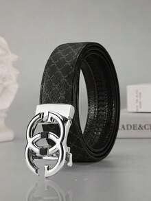 男士时尚休闲字母印花腰带 - 彩色 - 查看 6