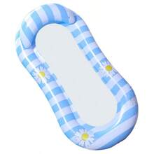 1 chiếc phao bơi bơm hơi màu tím lấp lánh đính kim sa kèm gối, ghế thư giãn trên nước dành cho người lớn, thích hợp cho tiệc bể bơi, kỳ nghỉ biển, thư giãn mùa hè. - Ghế nằm thư giãn lưới nước - Xem 15