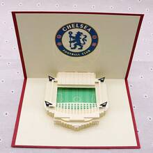 FIFA FIFA FCB 诺坎普球场 3D 立体贺卡 15*20cm，足球俱乐部球迷纪念品，手工纸艺艺术品，可书写祝福卡，2026 年世界杯足球球迷生日礼物及收藏品。 - 查看 7