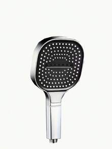 2pcs High Pressure SPA Massage Shower Head With Hose, Adjustable Bracket, 3 Spray Modes, 130mm Wide Panel, ABS Resin Wall-Mounted Polished With Filter, No Electricity Needed, Easy Installation Bathroom Accessory, Fashionable Design, Durable Structure - Multicolor - View 14