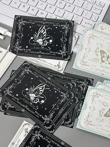 20pcs/Set Creative Ins Style Butterfly Series Message Card Exquisite Handwritten Message Card Festival Birthday Universal Gift Greeting Card - Greeting Cards - View 2