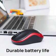 Logitech M185 High-Quality Portable Wireless Mouse, Mini Receiver, Silent Buttons, Comfortable Grip, Long-Lasting Battery, 1000DPI Precise Tracking, Quiet Click Design - View 3