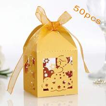 镀金糖果盒，洗礼/圣餐/宗教派对礼品，礼品包装袋 - 查看 9