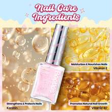 Beetles 6 Colors 7.5ml/0.25 Fl Oz Nail Polish Set - Love In Echo Quick Dry Spring Formula, Salon Long Lasting DIY Pastel Nail Art Gifts For Women - 6 Màu Butter Kiss - Xem 7