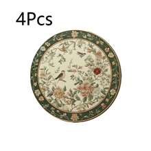 1/2/4/6/8/300 Pieces Round Vintage Premium Placemats – Elegant Table Mats Woven From 100% Polyester Fiber, Measuring 14.1714.17in/3636cm, Suitable For Kitchen, Dining Table And Birthday Party Decorations, Washable By Hand, Dry Cleaning Or Machine, Heat Resistant, Non-Slip And Easy To Clean. - Multicolor - View 22