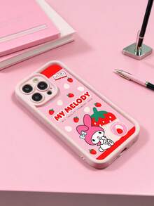 SANRIO 兼容白色保护壳，加厚软壳 Meloidy 手机壳，兼容苹果 17 Air，防摔防滑，新款大耳朵狗手机壳 - 粉色 - 查看 4