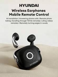 HYUNDAI SU6-Tws AI Bluetooth Earphones, Remote Camera Shutter, Video Control, HIFI Bass, Clear Voice Call, LED Battery Display, Sweat-Proof, Music, Sports, Gaming, Wireless Earbuds, Comfortable Wear, Long Battery Life - View 12