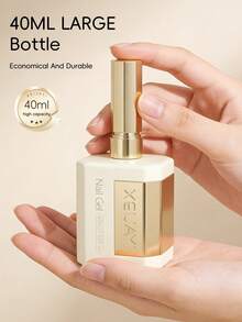 1瓶40毫升纤维橡胶底油指甲油入门套装，免擦拭可撕指甲油，适合在家DIY美甲 - 均碼 - 查看 7