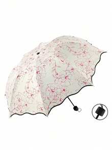 70% OFF Compact Automatic Folding Umbrella, Dual-Use Sun & Rain Umbrella With Black Coating, Lightweight And Portable Single-Person Umbrella - Multicolor - View 10
