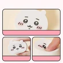 Miniso Chiikawa Series Cute Makeup Sponge Set, Soft Material Fits Skin, Dual Use Dry And Wet To Meet Various Makeup Needs, Comes With Storage Box For Easy Organization And Carrying, Suitable For Daily Makeup And Touch-Ups (1pc) - Multicolor - View 8