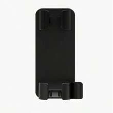 1 Giá đỡ máy uốn tóc không cần khoan lỗ - Giá để máy uốn tóc và máy sấy tóc không gây hư hại, Giá đựng dụng cụ bằng nhựa đa chức năng, Tiết kiệm không gian cho phòng tắm/phòng ngủ (Đen trắng) - Nhiều màu - Xem 6