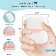 Ice Wave Beauty Ball, Ice Compress Pack, Imported Beauty Equipment, Hot Compress, Home Facial And Eye Massage, Ice Compress Muscle Ball - Pink - View 8