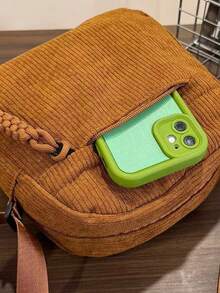 新款女士小号单肩包，休闲斜挎包，轻便耐用手机袋，多功能背包 - 彩色 - 查看 5