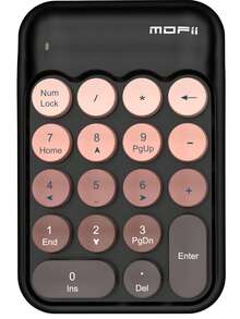 MOFii X910 無線數字小鍵盤 18 鍵 便攜式，適合 Excel 數據輸入、會計與銀行業務，10 米傳輸，防誤觸，超薄輕巧，免驅動即插即用，不含電池，需 1 顆 AAA 電池 - 查看 19