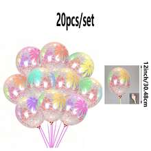20pcs 12 Inch Colorful Printed Daisy Latex Balloons Set, Suitable For Birthday, New Year, Wedding, Anniversary, Children's Day And Holiday Party Decoration, Photography Props - View 7