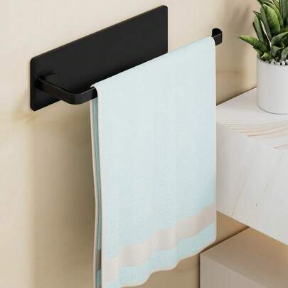 Giá treo khăn tắm không cần khoan, móc treo dụng cụ nhà bếp, thiết kế tối giản hiện đại, phù hợp cho tủ, khách sạn và nhà ở, chất liệu bền chống gỉ, phụ kiện phòng tắm thiết yếu.