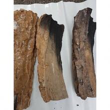 Gas Coal Fire Logs Living Flame Bio Fire Replement Ceramic 3 Large Logs - B - View 2