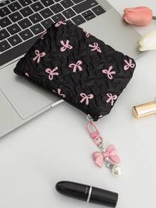 Ví đựng tiền xu họa tiết nơ nhỏ gọn, ví chần bông tối giản với mặt dây chuyền hình nơ dễ thương dành cho nữ, hộp đựng son môi và đồ dùng cần thiết khi đi du lịch, túi đựng đồ vệ sinh cá nhân và tài liệu cho nữ, ví mini, ví cầm tay, ví móc khóa, ví đựng tiền xu, ví du lịch mùa thu, túi đựng băng vệ sinh, ví đựng thẻ, túi đựng đồ nhỏ, ví ngắn di động, ví chần bông, ví đựng tiền nhẹ, thời trang, quà tặng kỷ niệm, quà sinh nhật, quà tặng cho nhân viên văn phòng. - Nhiều màu - Xem 16