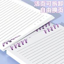 创意翻盖式A5笔记本封套，高品质PP材质，防水防污，可拆卸记事本 - 1pc - 查看 12