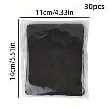 15/30pcs Black Fabric Color Enhancing Sheets, Made Of Non-Woven Material, Can Revive Faded Fabrics, Deepen Color And Add Subtle Sheen, An Easy And Effective Way To Keep Clothes Looking New - Black - View 5