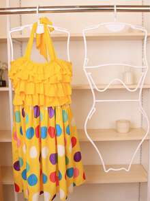 Plastic Swimwear Hanger | Metal Bra, Bikini And Sleepwear Hanger | Foldable Bust Display Rack | Suitable For Detail Design Display, Lingerie Display, Bra Organization, Wardrobe Storage | Mother's Day, Graduation Season, Spring Carnival, Wedding, Valentine's Day Gift | Suitable For Gifting To Mom, Wife, Sister | Women's Accessory Gift - Multicolor - View 4