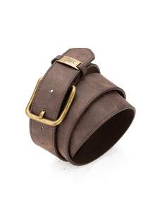 1条经典复古扣PU皮腰带，男女通用休闲简约时尚百搭腰带，适合日常佩戴或作为礼物 - BH1030 - 查看 25