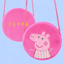 Peppa Pig 小猪佩奇系列佩奇乔治背包儿童学前班小学幼儿园背包女孩旅行圣诞礼物 - 彩色 - 查看 6