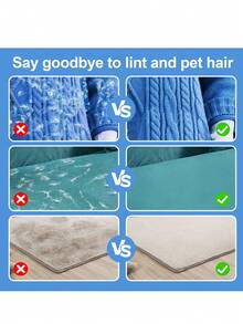 Upgraded 5-Finger Static Pet Deshedding Glove, Reusable Magic Pet Deshedding Brush, Suitable For Cats, Dogs, Laundry, Sofa, Carpet, Car Seats - Multicolor - View 4
