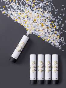 1pc Large Multicolor Paper Confetti Popper, Colorful Handheld Twist Streamer, Suitable For Graduation Party Decor, Wedding Anniversary Gender Reveal, New Year Mother's Day Graduation Decor - Large - View 6