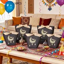 Hộp giấy đựng kẹo, quà tặng tiệc Eid Al-Adha, Eid Mubarak, hộp giấy đựng đồ ăn nhẹ và sô cô la nhỏ. - Xem 27