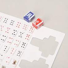 [Popular Choice] 54pcs Mini Poker Card Game Set - Compact 0.39" X 0.59" Playing Cards For Parties & Groups, Ideal For Interactive Fun, Holiday Games, Birthday Party Supplies & Unique Gifts - Mini Cards - View 12