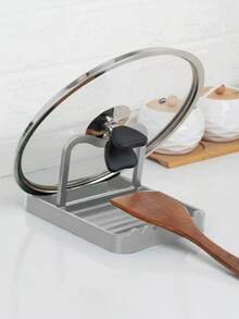 Giá đỡ muỗng bằng silicon chịu nhiệt - Giá đựng dụng cụ nhà bếp có khay hứng nước nhỏ giọt - Xem 4