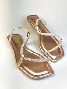 Women's Flat Casual Comfortable Luxurious And Delicate Flat Shoes - Đồng - Xem 3