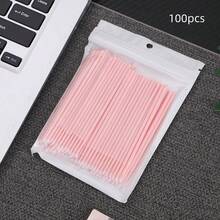 100支/包 一次性微型清洁刷，睫毛刷，睫毛嫁接睫毛膏涂抹刷 - 彩色 - 查看 12