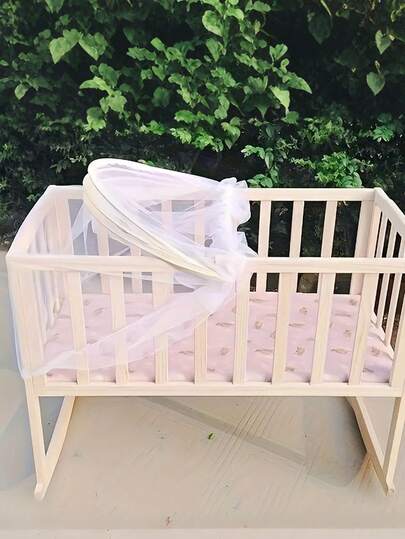 Màn chống muỗi cho trẻ nhỏ - Dễ dàng lắp đặt, không cần buộc - Ngăn ngừa côn trùng cắn - Đảm bảo giấc ngủ thoải mái cho trẻ nhỏ - Thiết kế có thể gấp gọn và dễ mang theo - Làm từ sợi polyester màu trắng