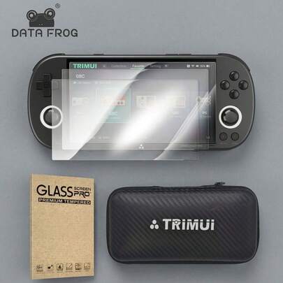  DATA FROG TRIMUI SMART PRO Screen Protector Tempered Glass Protector For TRIMUI SMART PRO Retro Handheld Game Console Accessories