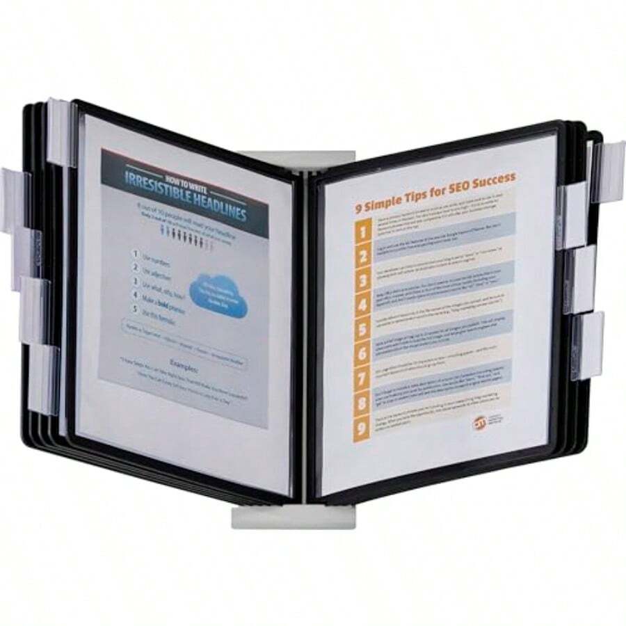 Desktop Storage Racks - Czarne - Zobacz 1
