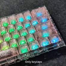 119 Keys Pink Carbon Fiber Texture Side-Printed Keycaps, Made Of Carbon Powder PC Molding, Original Height, Anti-Slip, Fashionable Keycaps, Suitable As A Gift - View 9