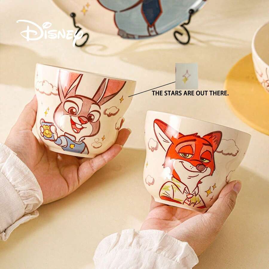 Disney Cốc sứ in hình báo dễ thương, cốc uống nước chất lượng cao, quà tặng sinh nhật. - Nhiều màu - Xem 1
