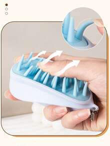 1 chiếc lược chải lông thú cưng bằng silicon mềm, lược massage khô/ướt đa năng, dụng cụ chải chuốt thú cưng, lược loại bỏ lông rụng, lược gỡ rối, lược tự động loại bỏ lông, dụng cụ làm sạch thú cưng, nhãn thu gom lông, lược chải chó, lược chải mèo, lược thu gom lông thú cưng, phụ kiện động vật, đồ dùng cho thú cưng - Xem 7