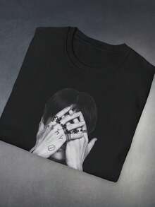 WomanT-Shirt BTS Arirang Tour Merch Bangtan Sonyeondan Graphic Tee - Black - View 2